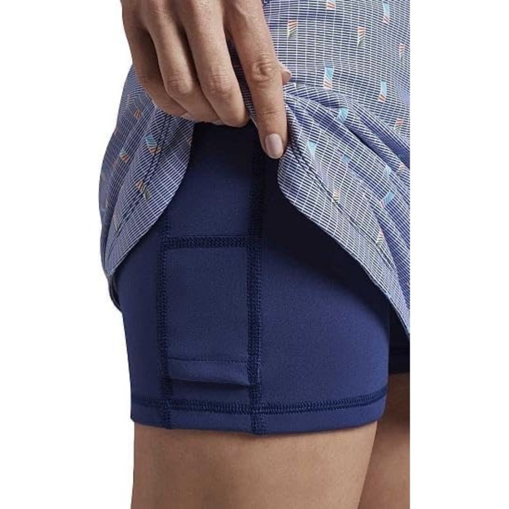Peter Millar Crown Sport Alice Dominoes Golf Skort Skirt Blue NWT XL Performance - Picture 3 of 10